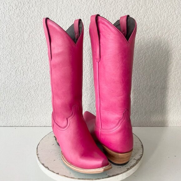 Lane EMMA JANE Womens Cowboy Boots Sz Western Hot Pink Cowgirl